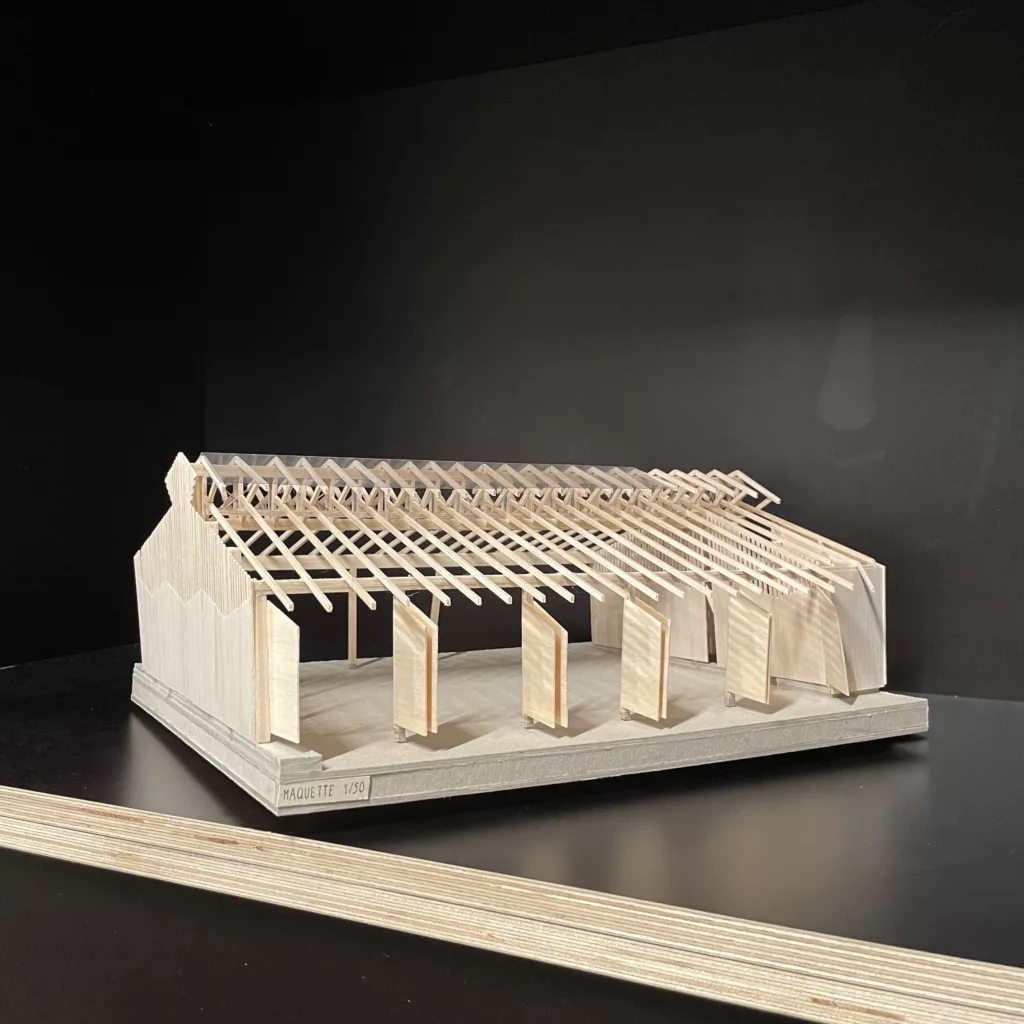 bagard luron architectes halle mairie halle vignette