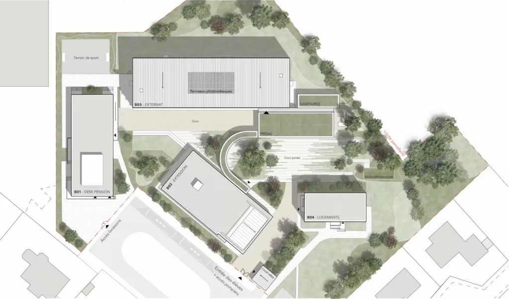 Restructuration partielle du collège Joliot Curie