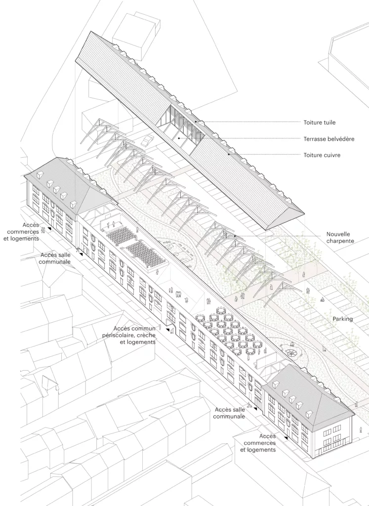 Restructuration de la caserne Arnold / ensemble Vauban