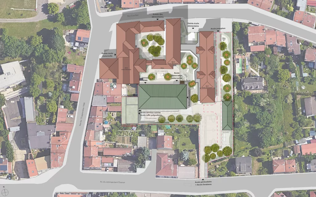 Espace multi-activités et péri-scolaire / groupe scolaire Vautrin