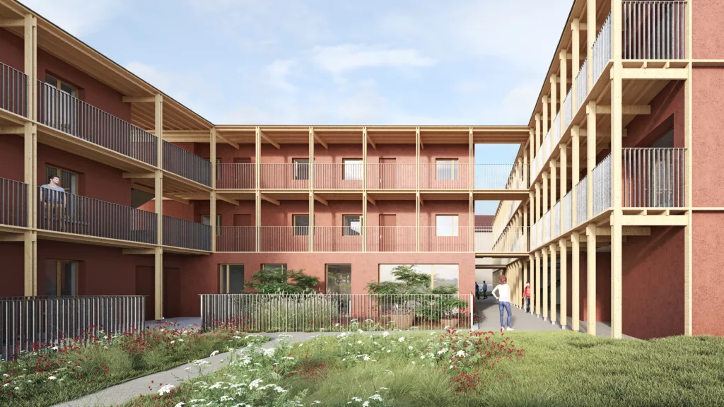 Restructuration d&rsquo;un îlot / 26 logements et locaux tertiaires