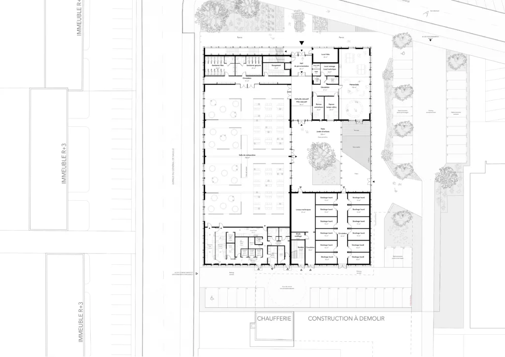 Bâtiment multi-fonctionnel / site Saint-Exupery