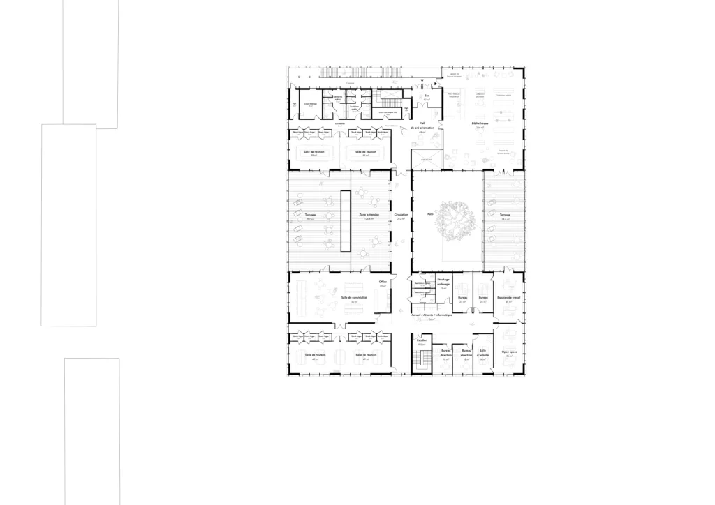 Bâtiment multi-fonctionnel / site Saint-Exupery