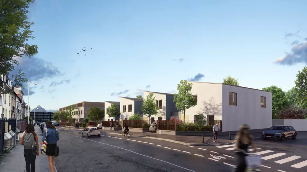Construction de 43 logements / quartier Thermal