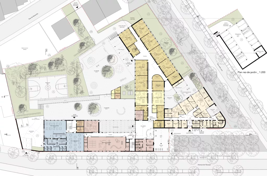 Pôle Enfance et crèche / quartier des Provinces