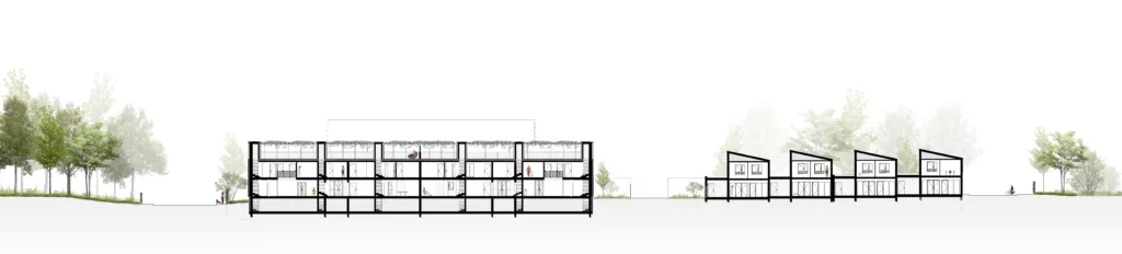 Construction de 43 logements / quartier Thermal