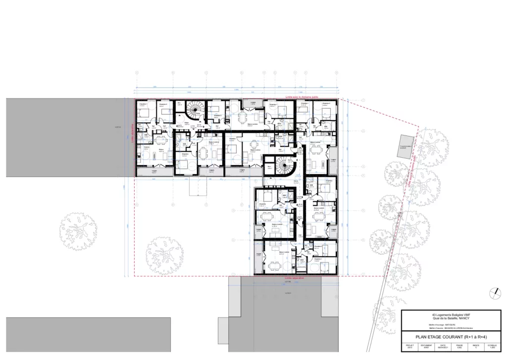 Construction de 43 logements / site Villemin-Maringer-Fournier