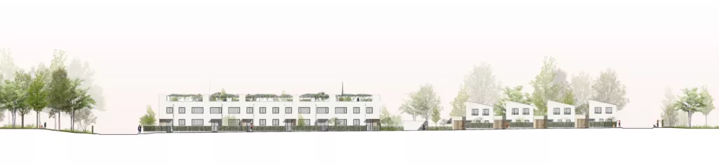 Construction de 43 logements / quartier Thermal