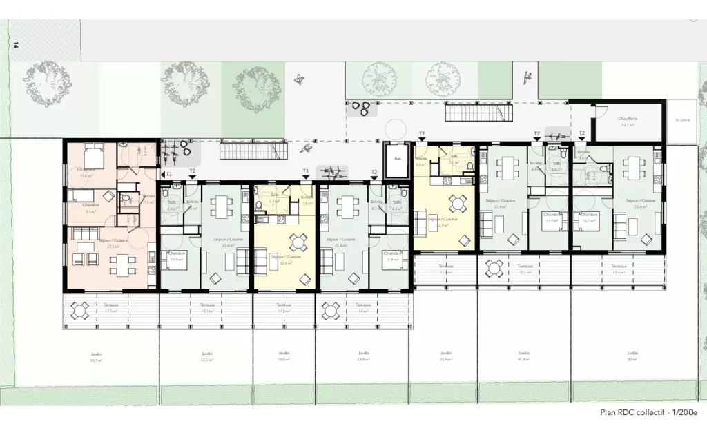 Construction de 39 logements / quartier Saint-Jean