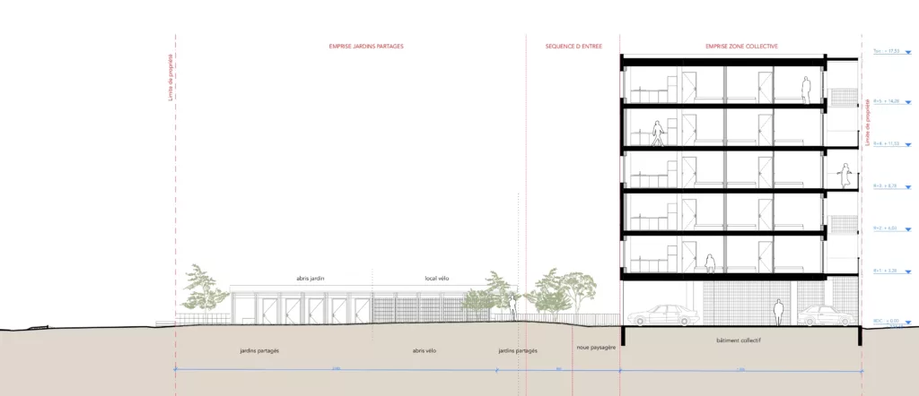 Construction de 20 logements collectifs / plateau de Haye