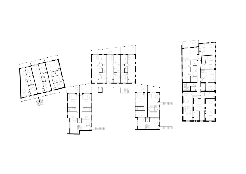 Restructuration d&rsquo;un îlot urbain avec logements et commerces
