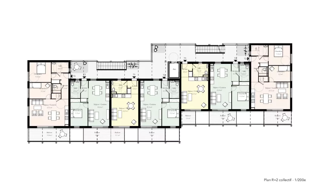 Construction de 39 logements / quartier Saint-Jean