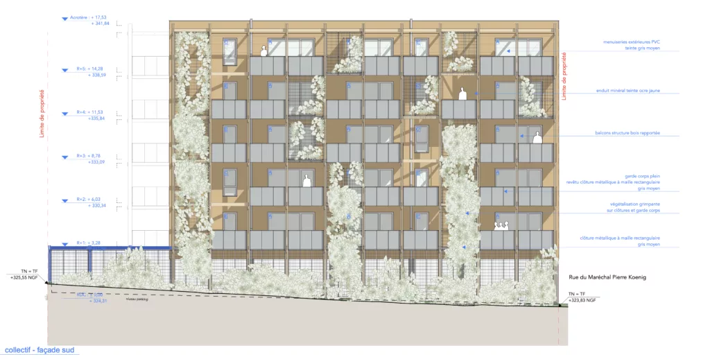 Construction de 20 logements collectifs / plateau de Haye