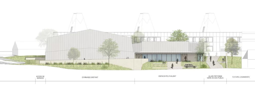 Restructuration et extension du gymnase Europe