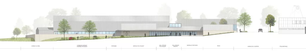 Restructuration et extension du gymnase Europe