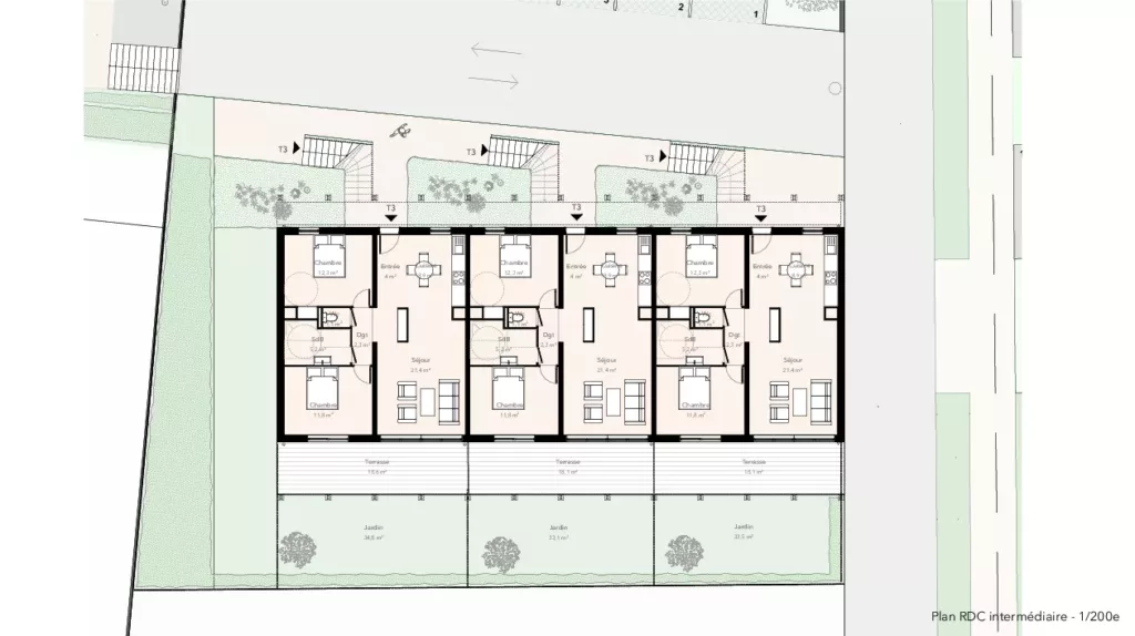 Construction de 39 logements / quartier Saint-Jean