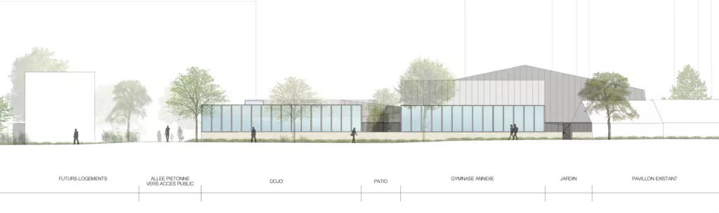 Restructuration et extension du gymnase Europe