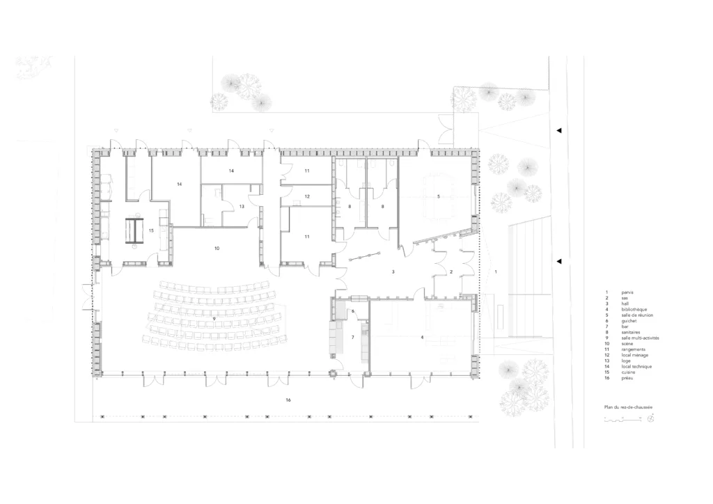 Salle multi-activités et bibliothèque Lasalamandre