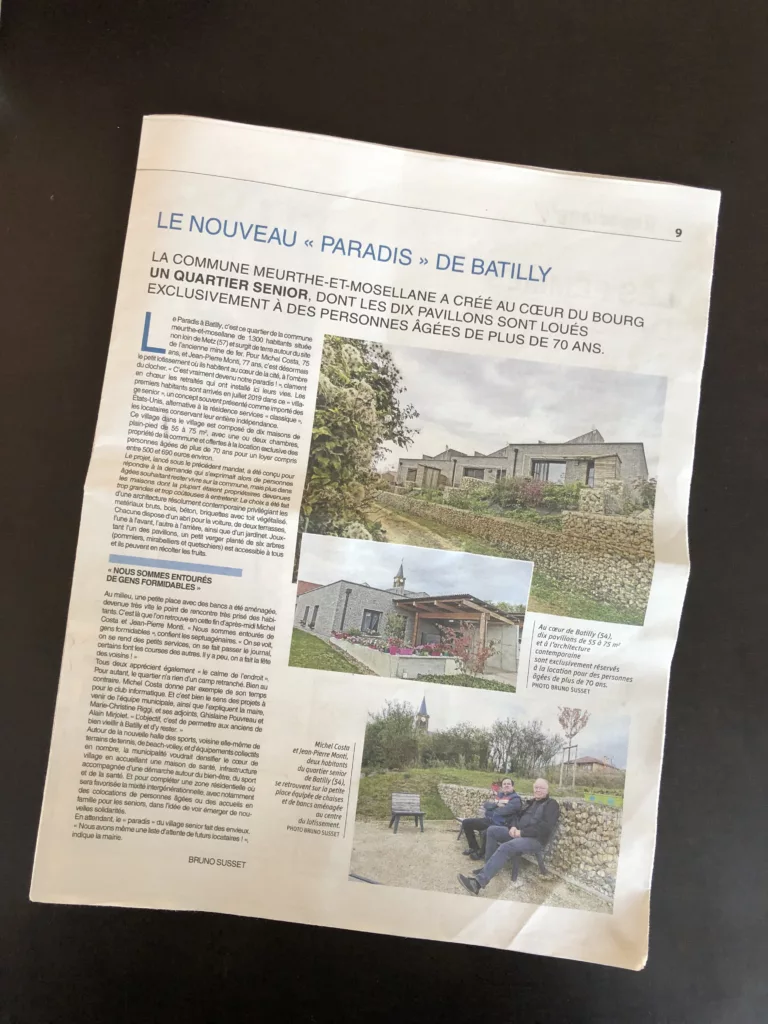 Logements seniors et aménagement urbain en cœur de bourg