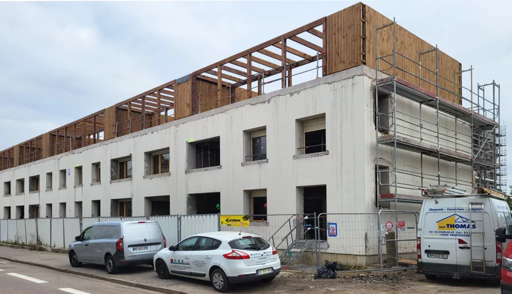Construction de 43 logements / quartier Thermal