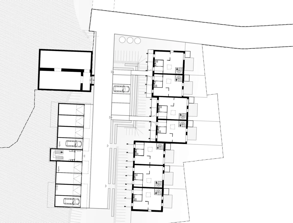 Construction de 11 logements dans la pente