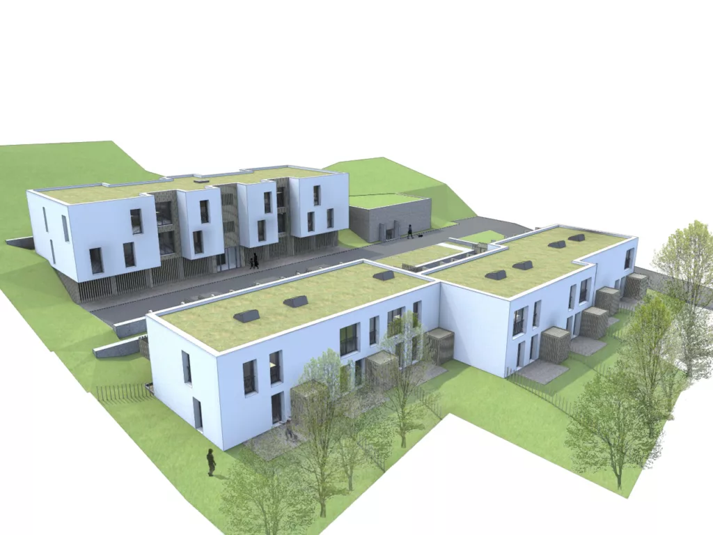 Construction de 11 logements dans la pente