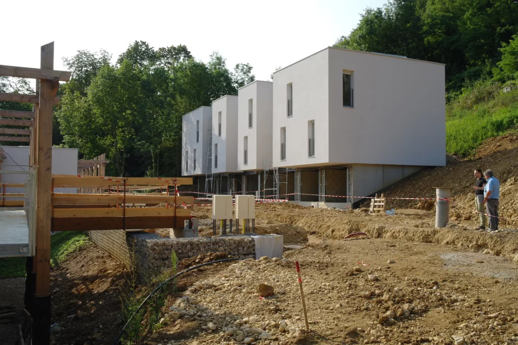 Construction de 11 logements dans la pente
