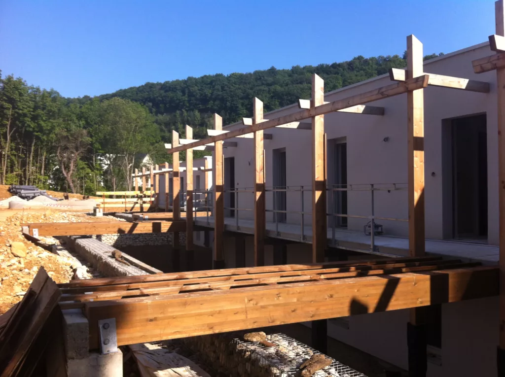 Construction de 11 logements dans la pente