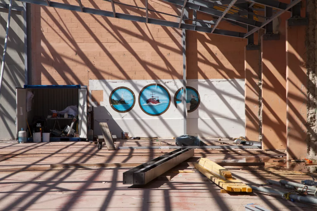 Marché couvert et place publique